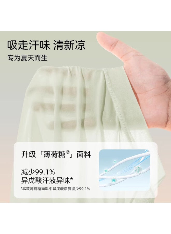 LANG SHA Langsha High-waisted Ice Silk Seamless Tummy Control Panties For Women With Mulberry Silk To Flatten Belly And Lift Buttocks Summer Thin - Image 2