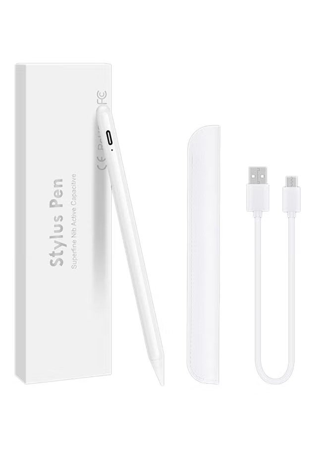 Active Digital Stylus Pen For Apple Ipad 2018 White - Image 1