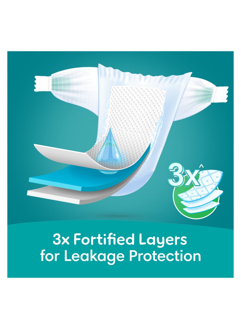 Pampers Rash Protection Taped Diapers Size 1 2-5kg - 136 Diaper - Image 4