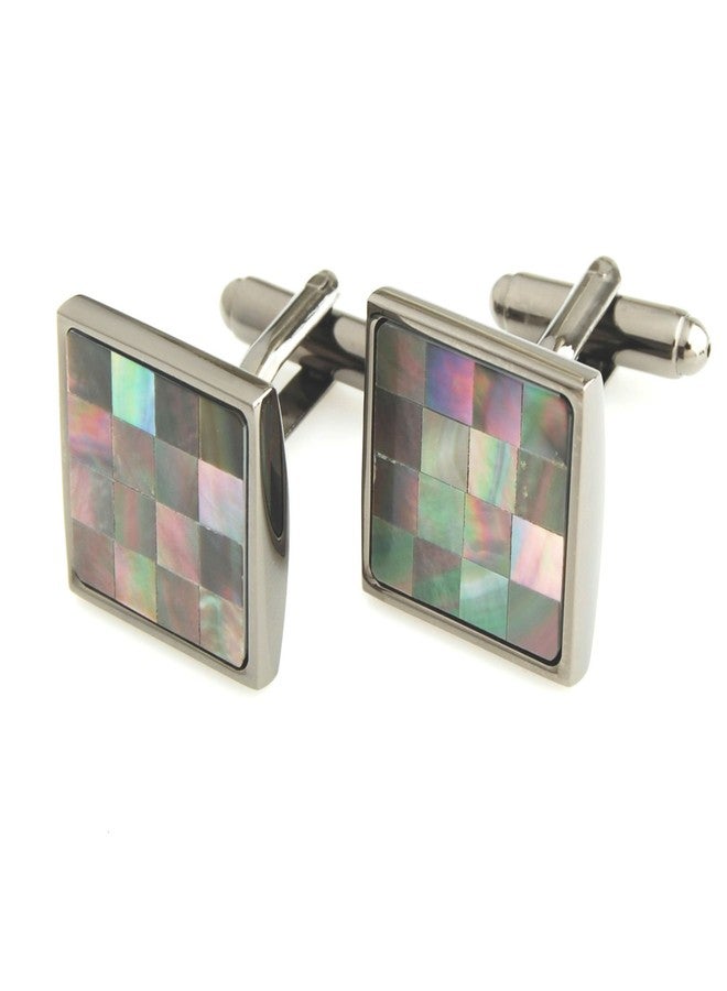 Peluche Multiple Natural Stone (Semi-Precious) Cufflinks for Men - Image 1
