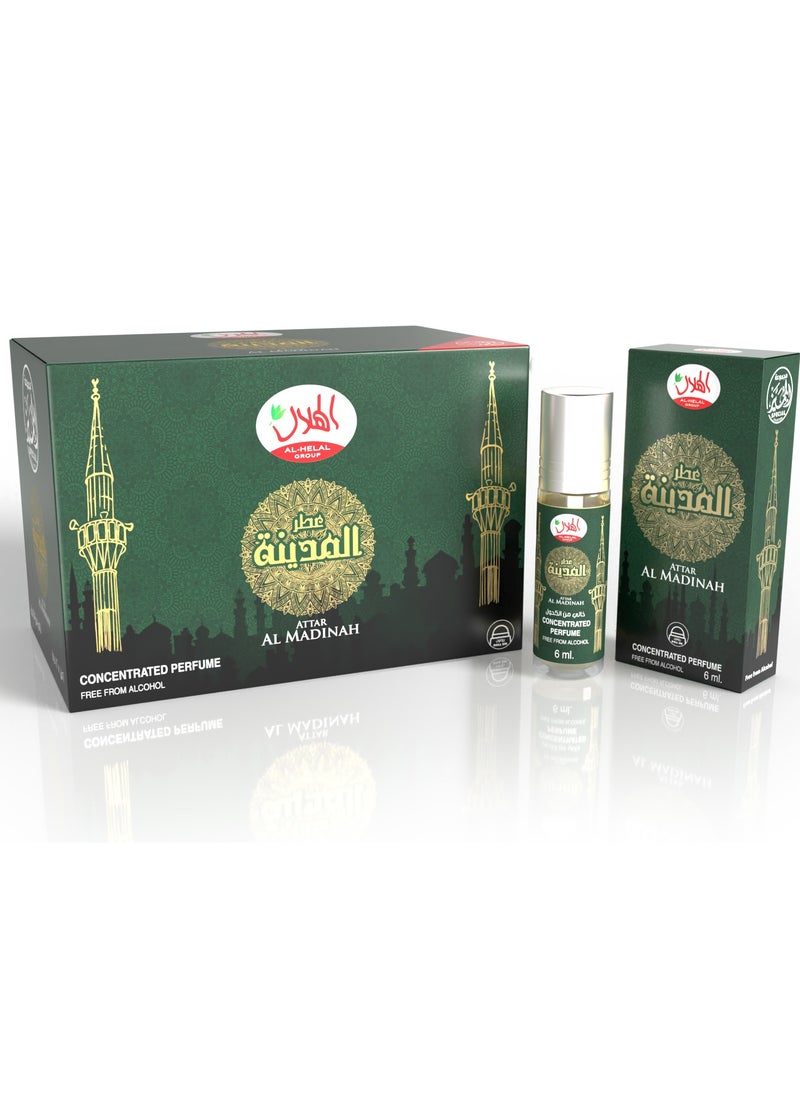 الهلال - عطر زيتي المدينة مميز  6مل*12حبة - Image 1