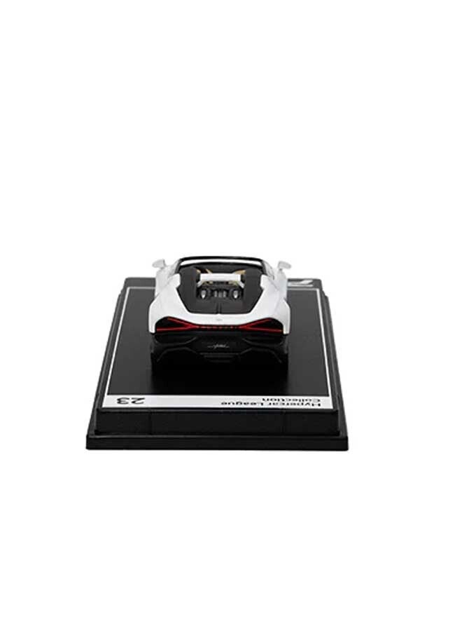 PosterCars - 1:64 Scale Bugatti Mistral (Blanc) Hypercar League Collection - Image 3