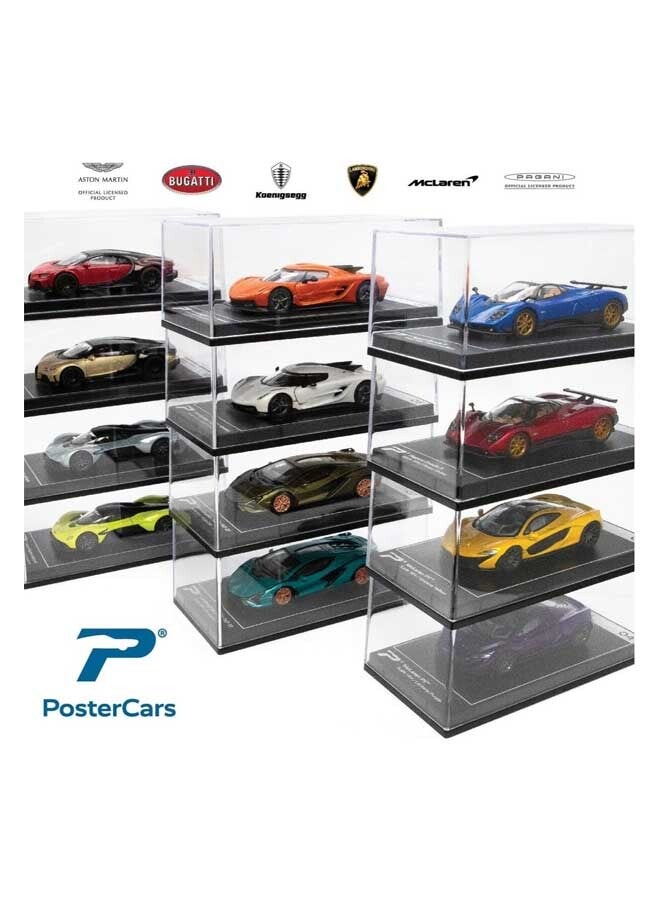 PosterCars - 1:64 Scale Bugatti Mistral (Blanc) Hypercar League Collection - Image 4