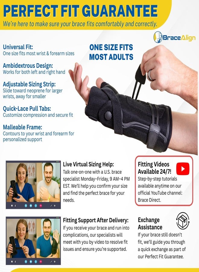 Brace Direct PrecisionMotion ROM Wrist Brace - Carpal Tunnel, Tendonitis, Fracture & Post Cast Relief with Adjustable Flexion Extension Stabilization - L3915 L3916 (OSFM - Universal Left/Right) - Image 5