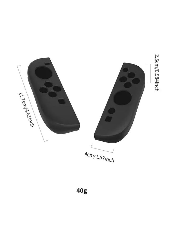 Blue Shockproof Protective Cover With Ergonomic Grip For Switch 2 Controllers - Image 2