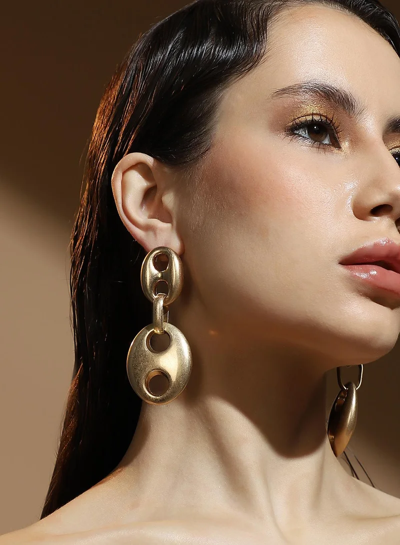 SOHI Women's The Boltcontemporary Drop Earrings