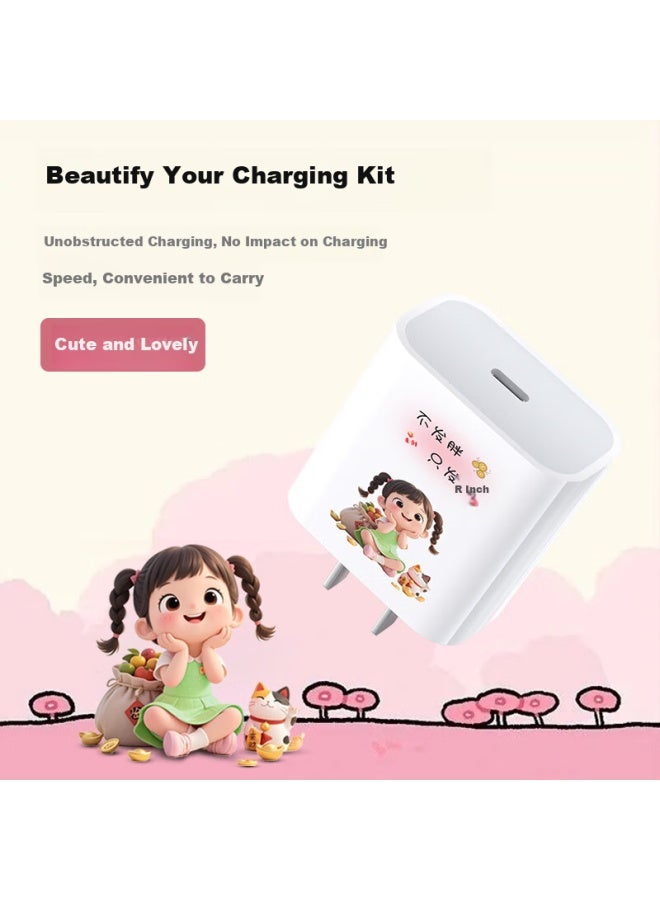 Oksj 30w Super Fast Charger Three-in-one Fast Charging Head Data Cable Stretch Set Multi-head Type-c Android One Drag Three Apple 16/15/14/13 Mobile Phone Car Charger - Image 2