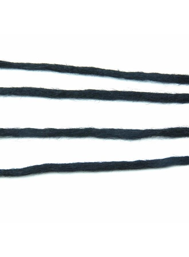 DSOAR Double Ended Dreadlocks Extensions Handmade Synthetic Dreads 20 Inch 10 Strands/Pack Crochet Braiding Hair (40 inch, 1#/Black Color) - Image 4