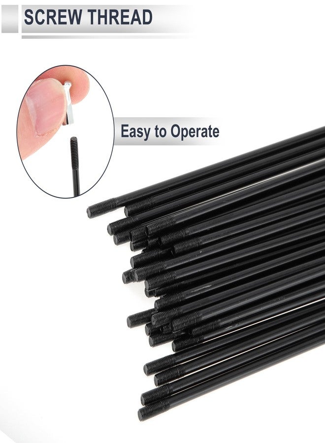 RATCHROLL 1 Set Universal Bicycle Spokes 12G 225mm Length Bike Wheel Spokes Nipple Black Carbon Steel - Image 5