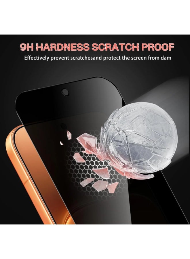موز واقي شاشة زجاجي مقوى للخصوصية لهاتف Honor 600، مضاد للتجسس، صلابة 9H، عبوة من قطعتين - Image 5