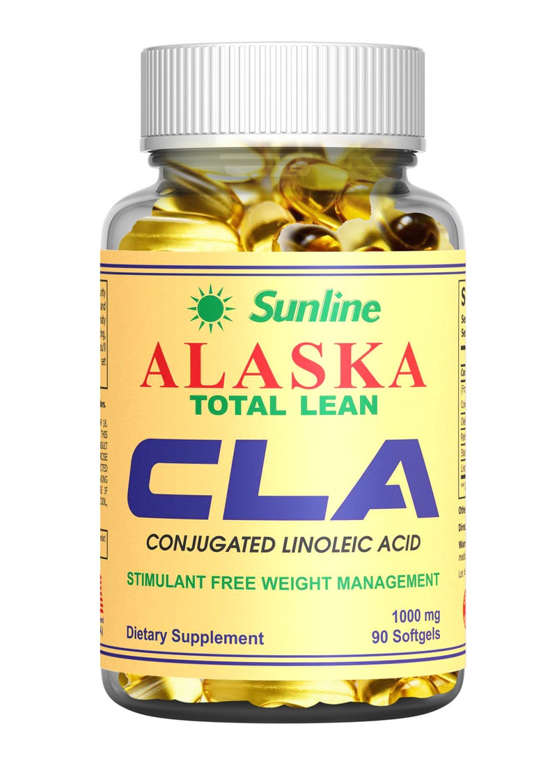 Sunline Sunline Alaska CLA Total Lean 1000mg, 90 Softgels - Supports Healthy Metabolism  - Image 1
