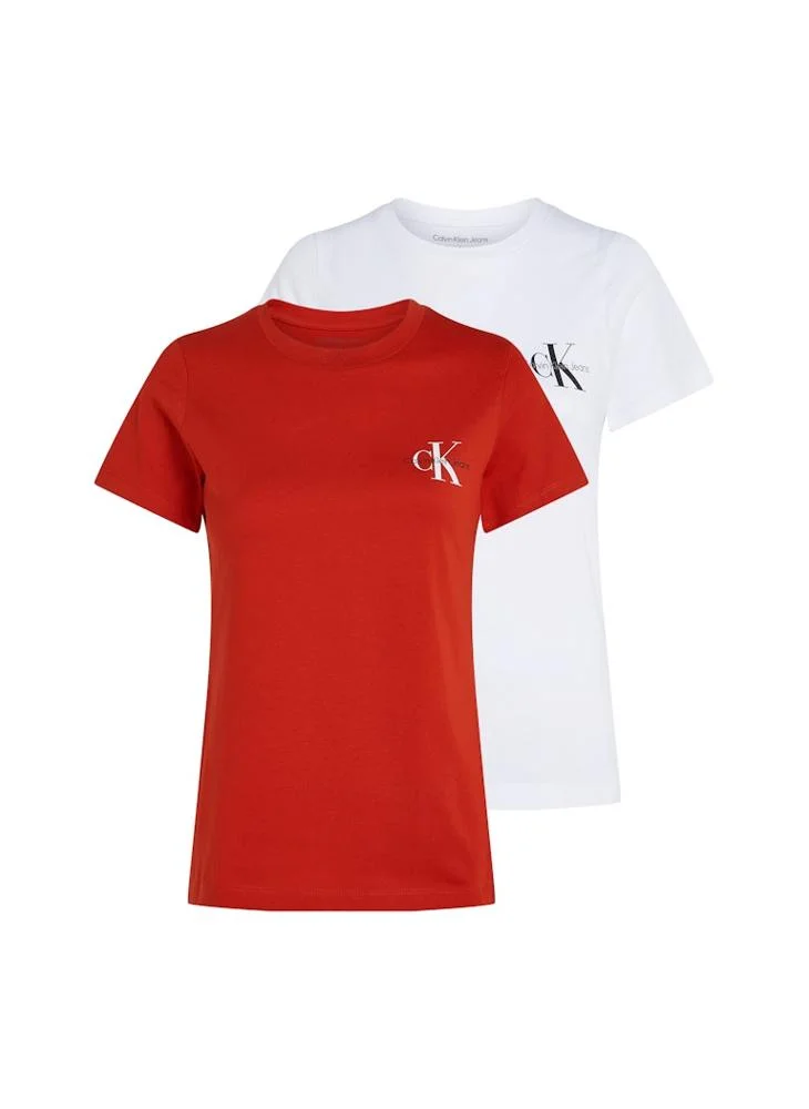 Calvin Klein Jeans 2 Pack Of Graphic T-Shirt
