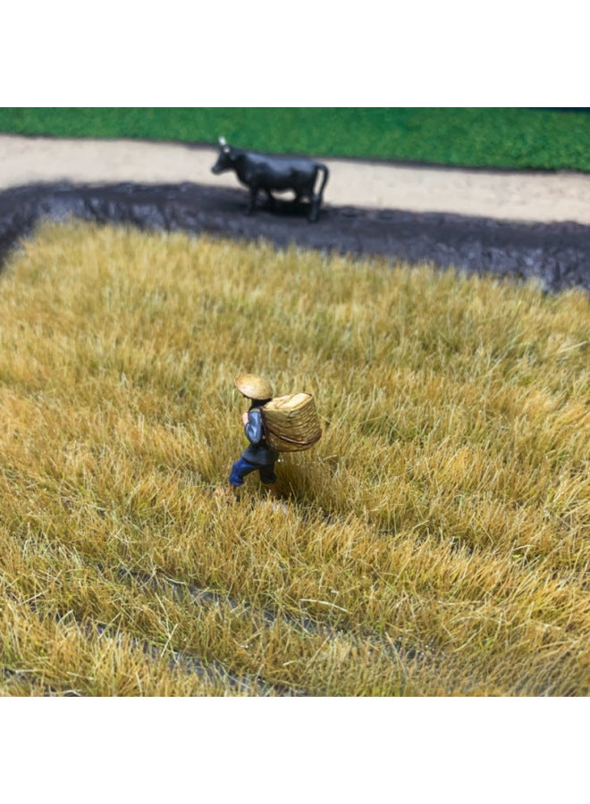 Rice Field Wheat Field Scenery Model Grass Bales 187ho Train Sandbox Diy Countryside-Specifications:Green Wheat Field