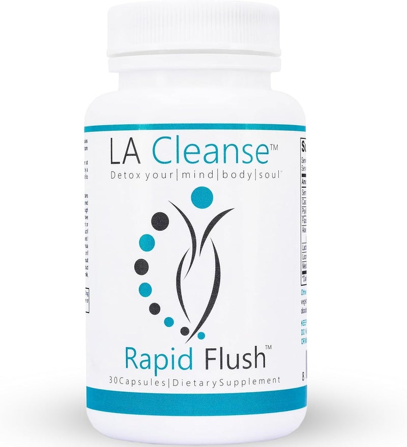 LA Cleanse 15 Day Cleanse and Detox  Rapid Flush 15 Day Gut Cleanse for Detox Colon Cleanse Colon Broom Gut Support  Enhance Digestion with Cascara Sagrada Senna Leaf Psyllium Husk  Capsules 30 Count - Image 1