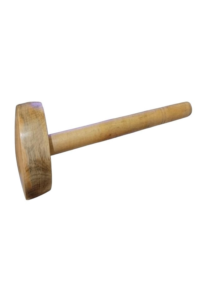 Pass Pass PASSPASSHandcrafted Wooden Hand Masher | Traditional Dal & Lassi Ghotni | Natural Wooden Kitchen Utensil for Daily Use - Image 2