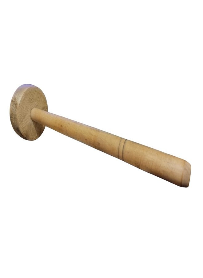 Pass Pass PASSPASSHandcrafted Wooden Hand Masher | Traditional Dal & Lassi Ghotni | Natural Wooden Kitchen Utensil for Daily Use - Image 5