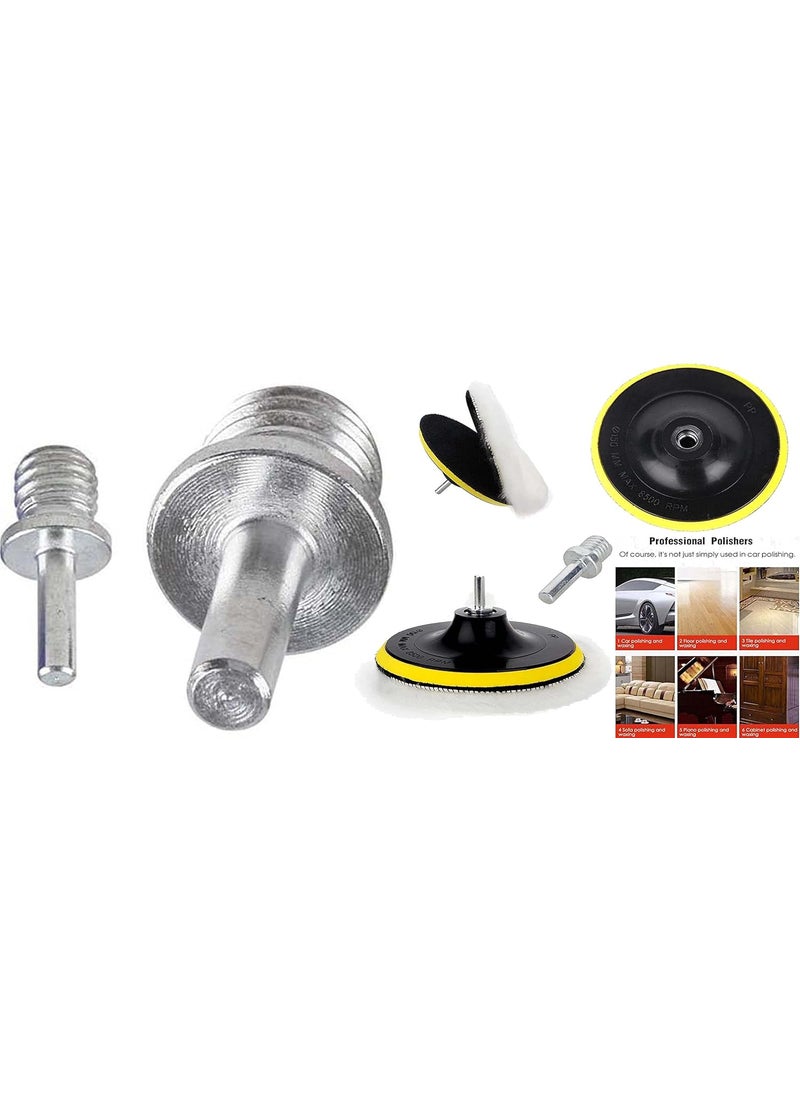 DIY Crafts DIY Crafts Wool Felt Disc Backing Pad with M10/14 Drill Adapter Kit (Only M10/14 Universal Nut For Drill Machine Other Machines) (1 Pc, Only M10 Universal Nut)  - Image 4