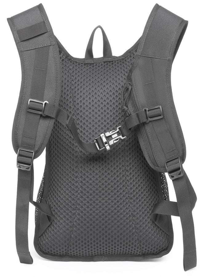 wotony Hydration Backpack with Water Bladder for Hiking Tactical Hydration Pack for Men Women Molle Water Backpack for Hiking (Dark Grey, 3L-Bladder) - Image 3