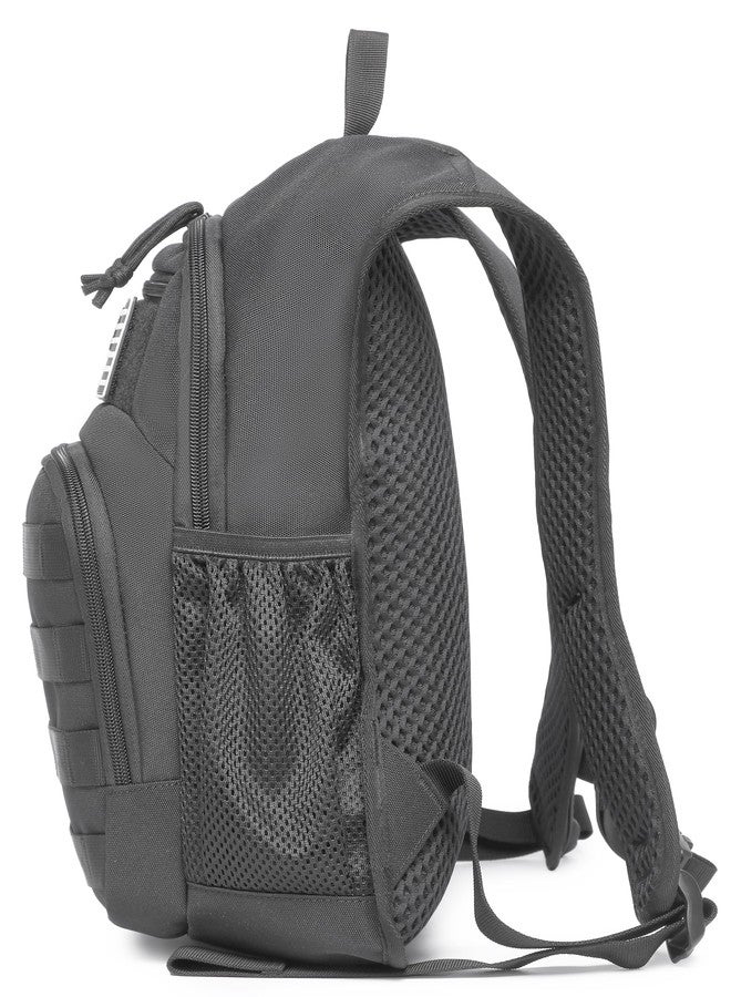 wotony Hydration Backpack with Water Bladder for Hiking Tactical Hydration Pack for Men Women Molle Water Backpack for Hiking (Dark Grey, 3L-Bladder) - Image 2