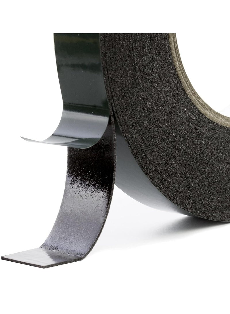 Bukela Ultra Strong Black Double Sided Tape (2 Pack) 12mm x 10m | Perfect Mounting Tape for Automotive, Moldings, LED, Waterproof 1mm Thickness  - Image 2