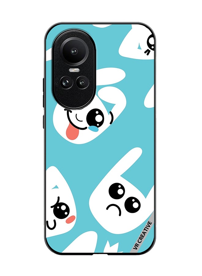 VR CREATIVE Protective Case Cover For Oppo Reno 10 Pro Cats Design Multicolour - Image 1