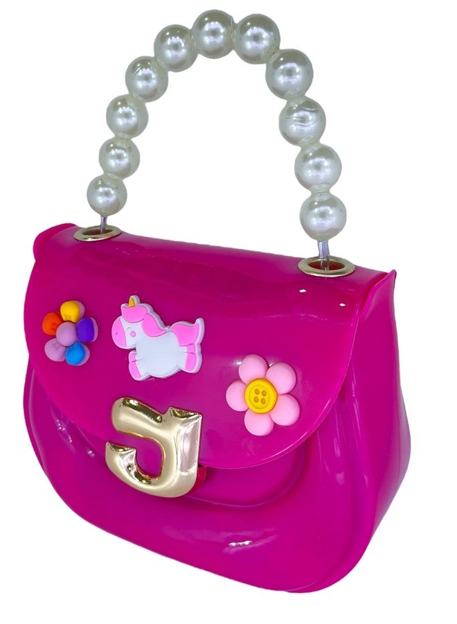 JI ACCESSORIES Cartoon Silicone Crossbody Handbag & Purse - Cute Sling Bag for Girls, Stylish Gift for Children, Trendy Handbag for Women & Girls (PINK) - Image 3