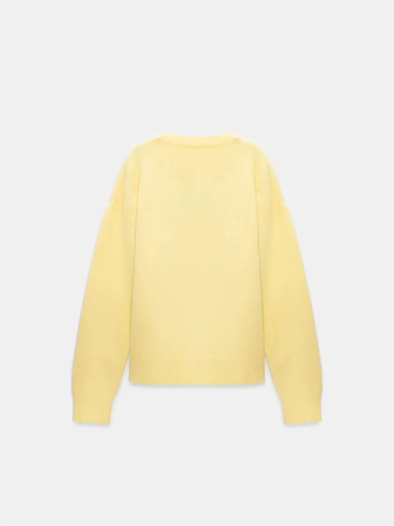 ديلفين Dilvin Women's Solid Crew Neck Ribbed Sweater