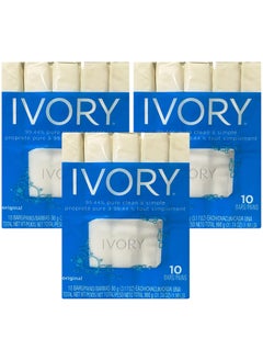 Ivory Ivory Soap Original 317 oz Bars 10 each Pack of 3 30 Bars Total 