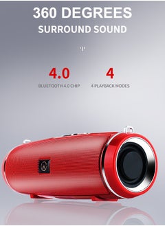 SHIXIN trendy outdoor speakers, Bluetooth speakers with card slots, mini subwoofer, outdoor portable speakers with lanyards, wireless outdoor loud volume, high-end brand sound quality, small portable car speakers, stylish appearance, three fashionable colors, essential for home travel and outdoor activities  - Image 2