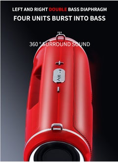 SHIXIN trendy outdoor speakers, Bluetooth speakers with card slots, mini subwoofer, outdoor portable speakers with lanyards, wireless outdoor loud volume, high-end brand sound quality, small portable car speakers, stylish appearance, three fashionable colors, essential for home travel and outdoor activities  - Image 3
