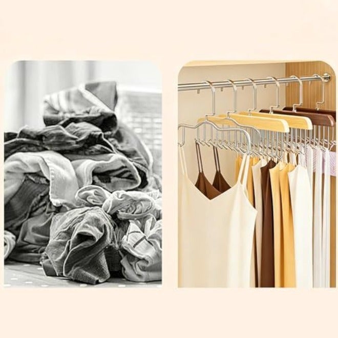 general Multi-Functional Clothes Hanger, Bra Organizer with 8 Hooks and 360°  Rotation - Image 5