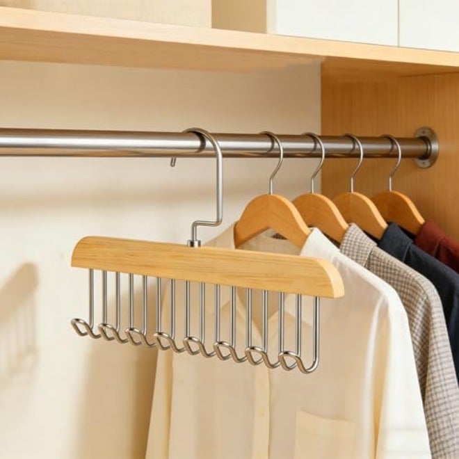 general Multi-Functional Clothes Hanger, Bra Organizer with 8 Hooks and 360°  Rotation - Image 3