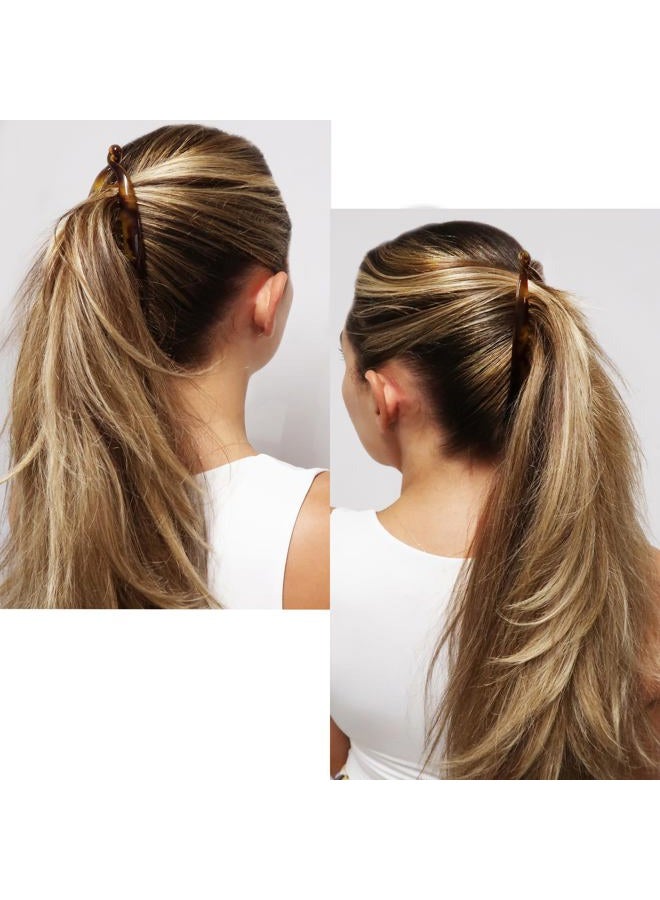 CAMILA Paris CP2 French Large Banana Clip Hair Comb, Classic Banana Clips Hair for Thick Hair Ponytail Holder Interlocking Styling Clip for Women Made in France - Image 4