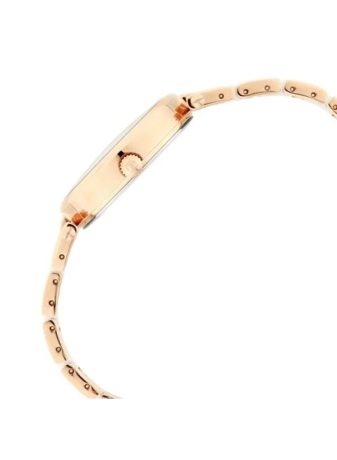 TITAN  Quartz Analog White Mother Of Pearl Dial Two Toned White Ceramic & Rose Gold Metal Strap Watch for Women - 95061WD04  | Best Price UAE