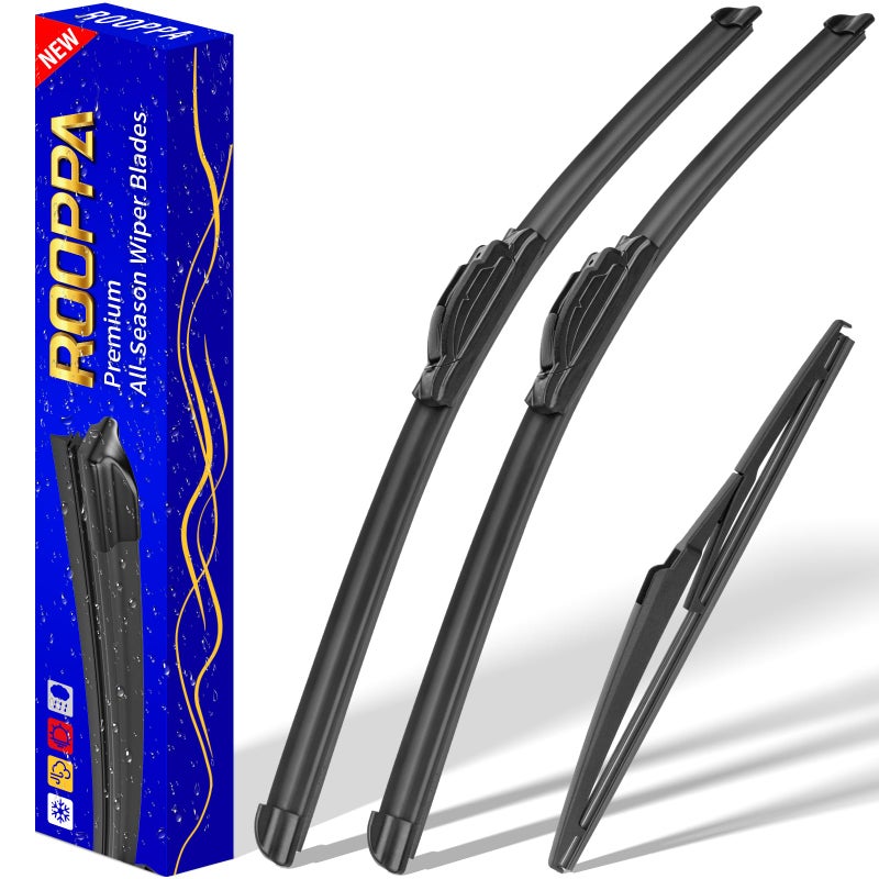 3 wipers Replacement for 20112013 Jeep Grand Cherokee20112021 2022 2023 Dodge Durango Windshield Wiper Blades Original Equipment Replacement  222112 Set of 3 UJ HOOK