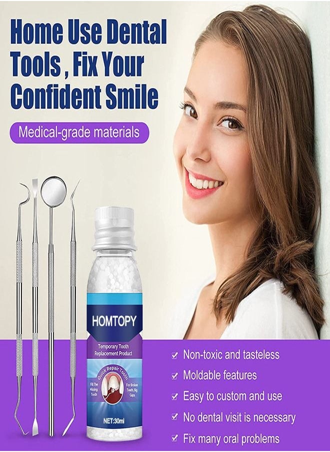 MarlaMall - Tooth Repair Kit 30ml Moldable Teeth Glue Regain Confidence Smile - Image 1