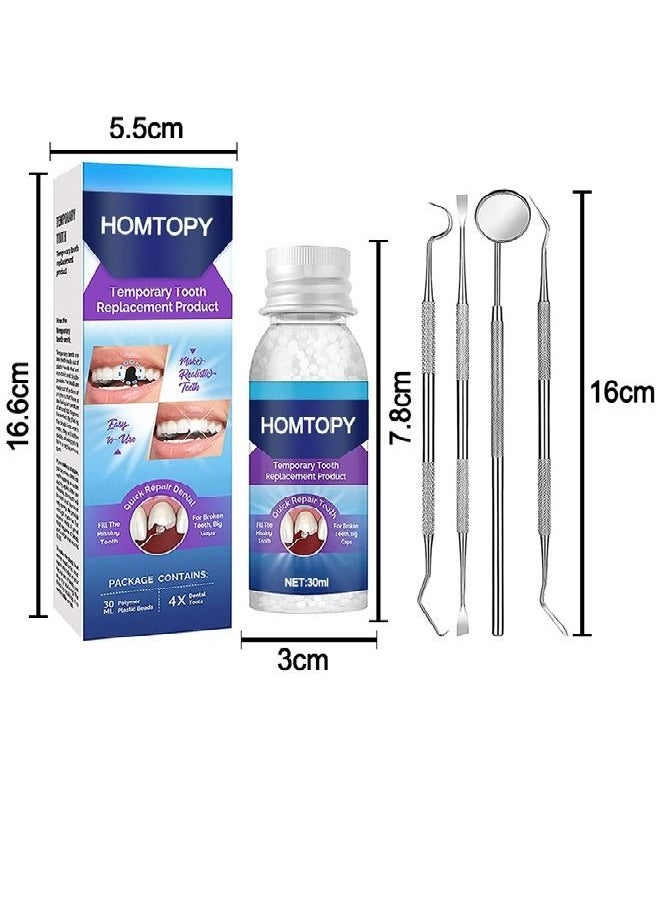 MarlaMall - Tooth Repair Kit 30ml Moldable Teeth Glue Regain Confidence Smile - Image 1