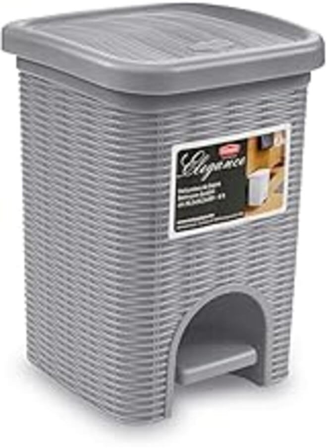 Stefanplast Stefanplast Bathroom dustbin ELEGANCE stone grey 30132 
