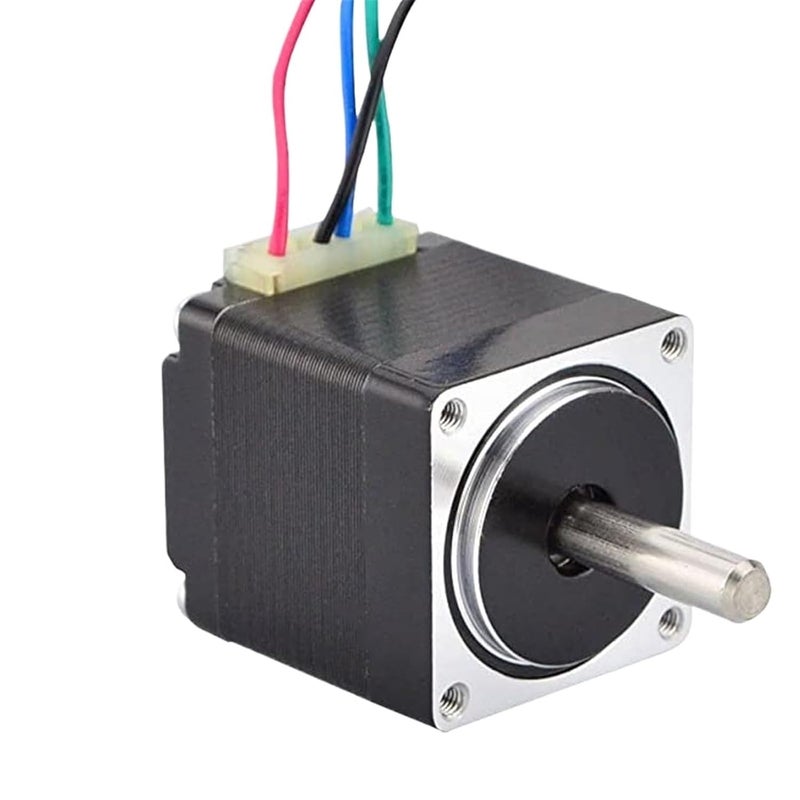 JK28HS32 0674 محرك خطوي 28 هجين ثنائي الطور 1.8 درجة 0.67A 6Ncm 28x32mm - Image 5