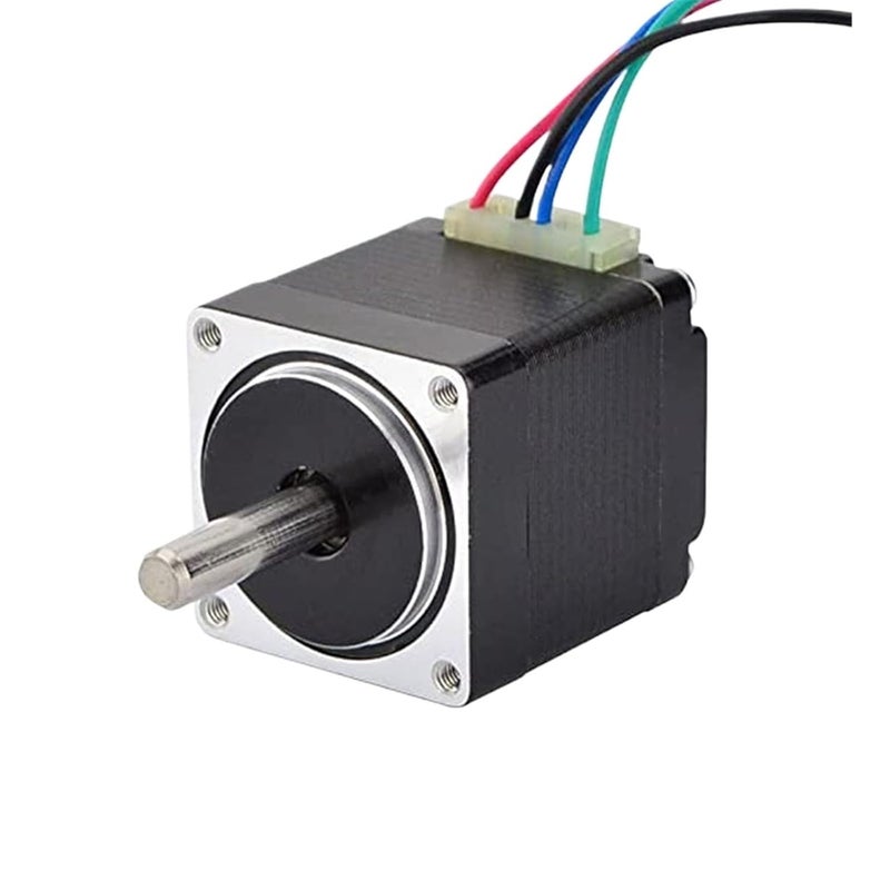 JK28HS32 0674 محرك خطوي 28 هجين ثنائي الطور 1.8 درجة 0.67A 6Ncm 28x32mm - Image 2