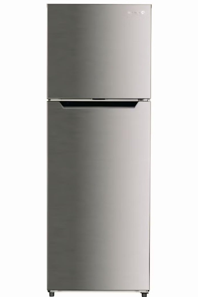 White Whale WR-3375 HSS 345L Double Door Refrigerator - Steel, Silver