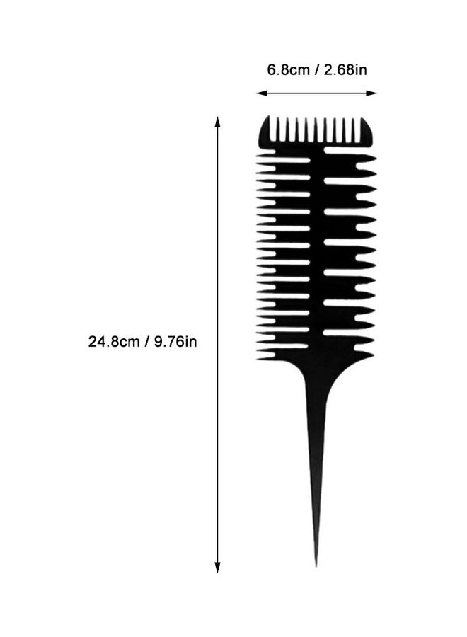 نيبمينينت مجموعة أمشاط لصبغ الشعر وتلوينه وتصفيفه مكونة من 6 قطع متعدد الألوان - Image 4