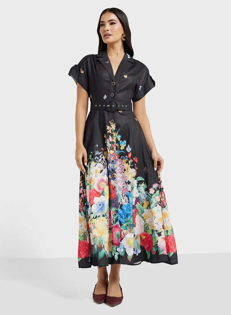 ELLA Floral Print Dress