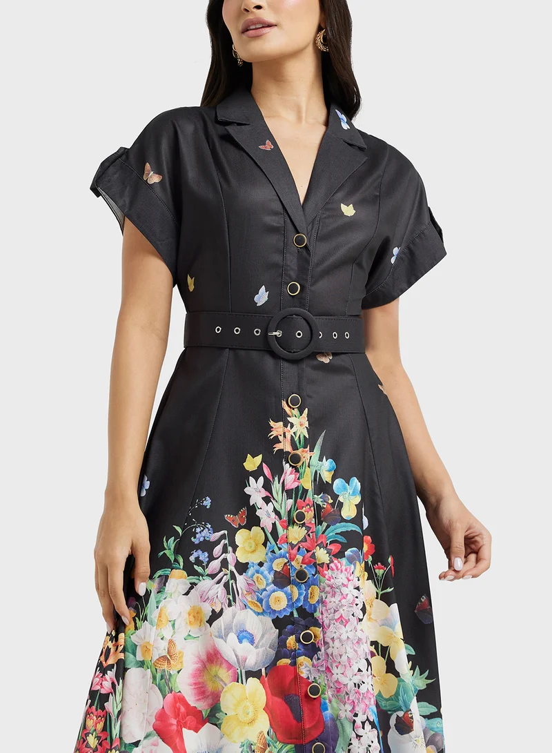 ELLA Floral Print Dress