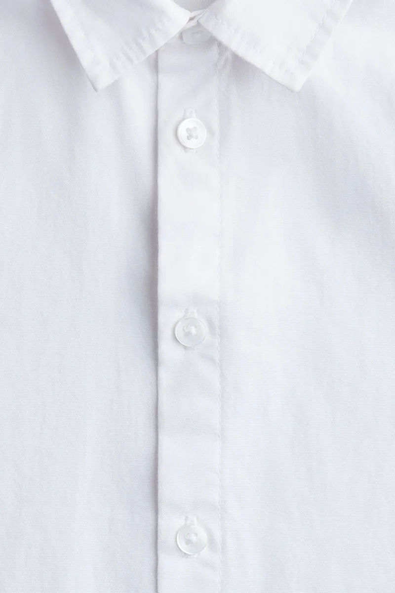 H&M Cotton poplin shirt