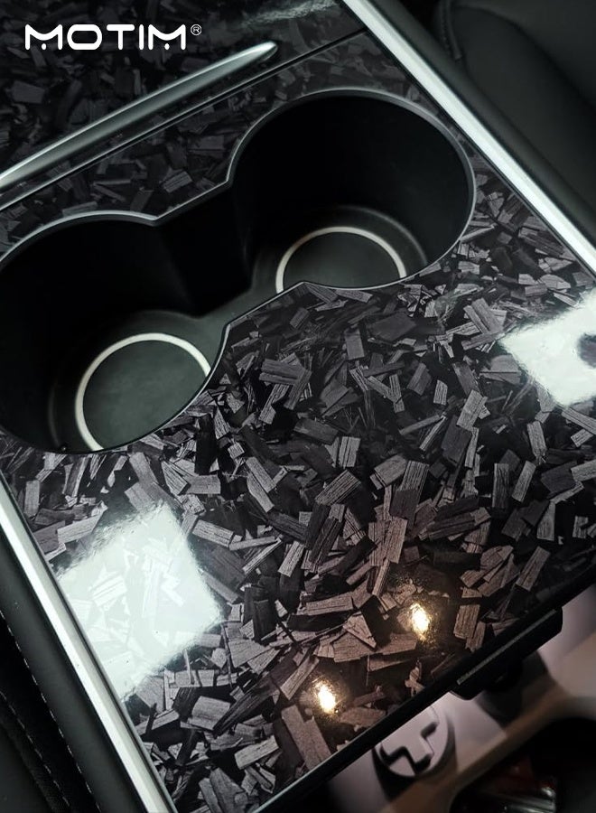 Motim Matte Black Forged Carbon Fiber Vinyl Wrap 30 X 150CM, Diy Self-Adhesive Waterproof Wrapping Protective Film for Cars, SUVs, Trucks & Motorcycles - Image 5