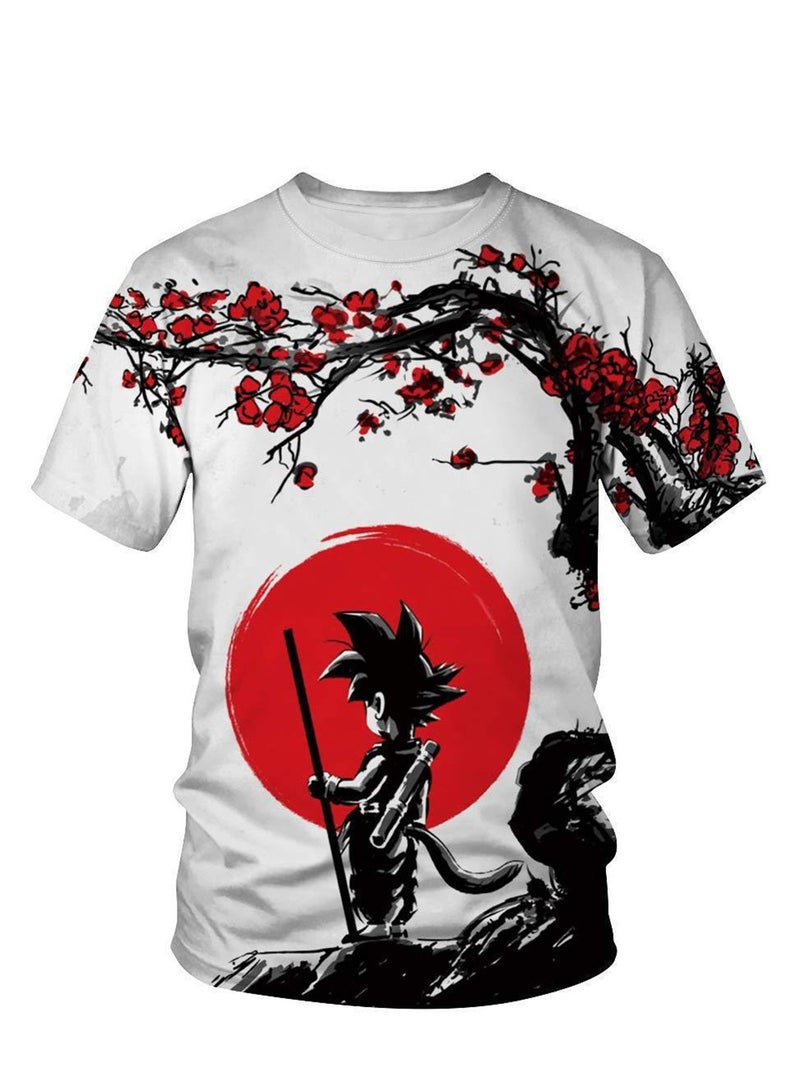 Anime Dragon Ball 3D digital printing personalized breathable T-shirt - Image 1