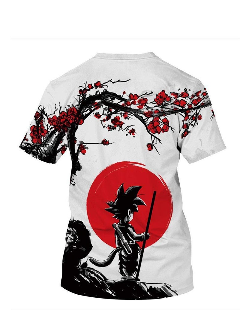 Anime Dragon Ball 3D digital printing personalized breathable T-shirt - Image 2