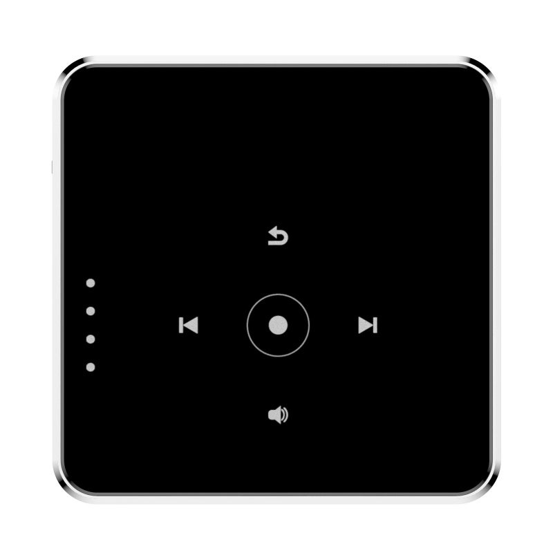 Mini Dlp Projector 640*360 Pixel - High Stream Brightness Palm-Size Portable Projector With Built-In Speakers Touch Buttons Rich Interfaces For Home Theater Outdoor Use - Image 1