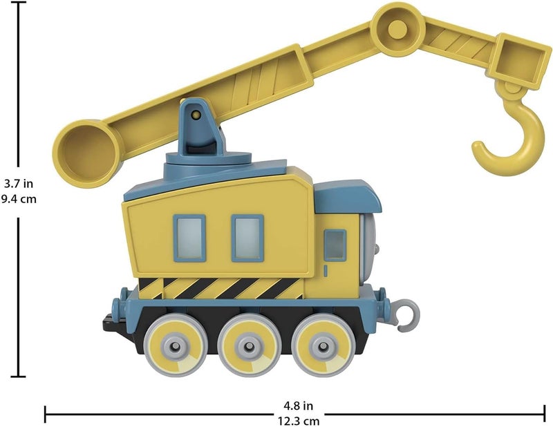 THOMAS & FRIENDS Carly The Crane Vehicle die-cast Push-Along Toy Rail Vehicle for Preschool Kids Ages 3 Years and Older, HDY61 - Image 3